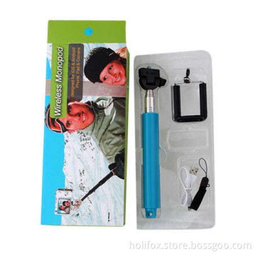 Remote Control Wireless Monopod, Designed for iOS & Android Phone, Pad & Camera